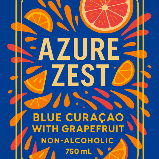 Azure Zest – Non-Alcoholic Citrus Schnapps | 0 Proof Collection