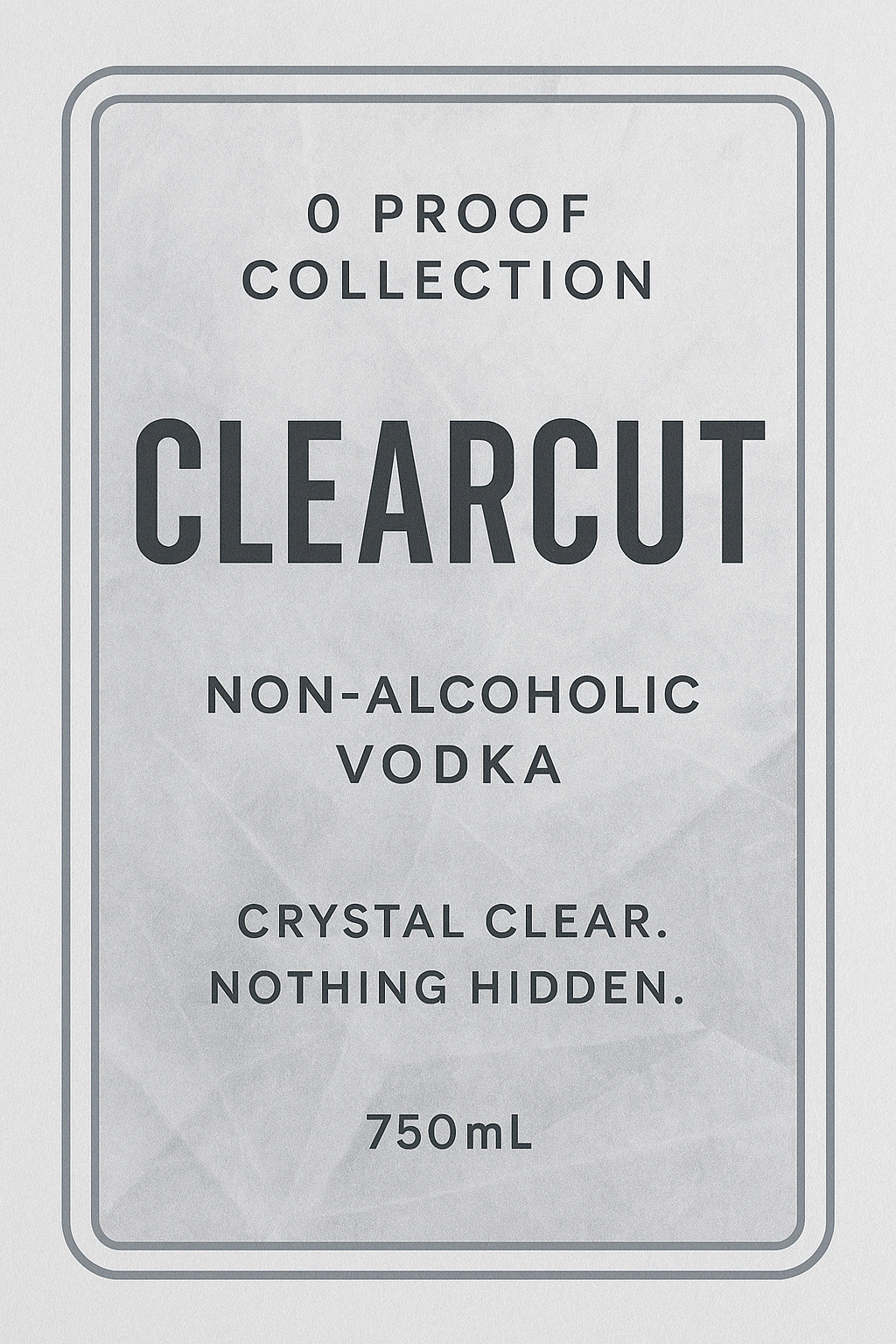 Clearcut – Non-Alcoholic Vodka | 0 Proof Collection