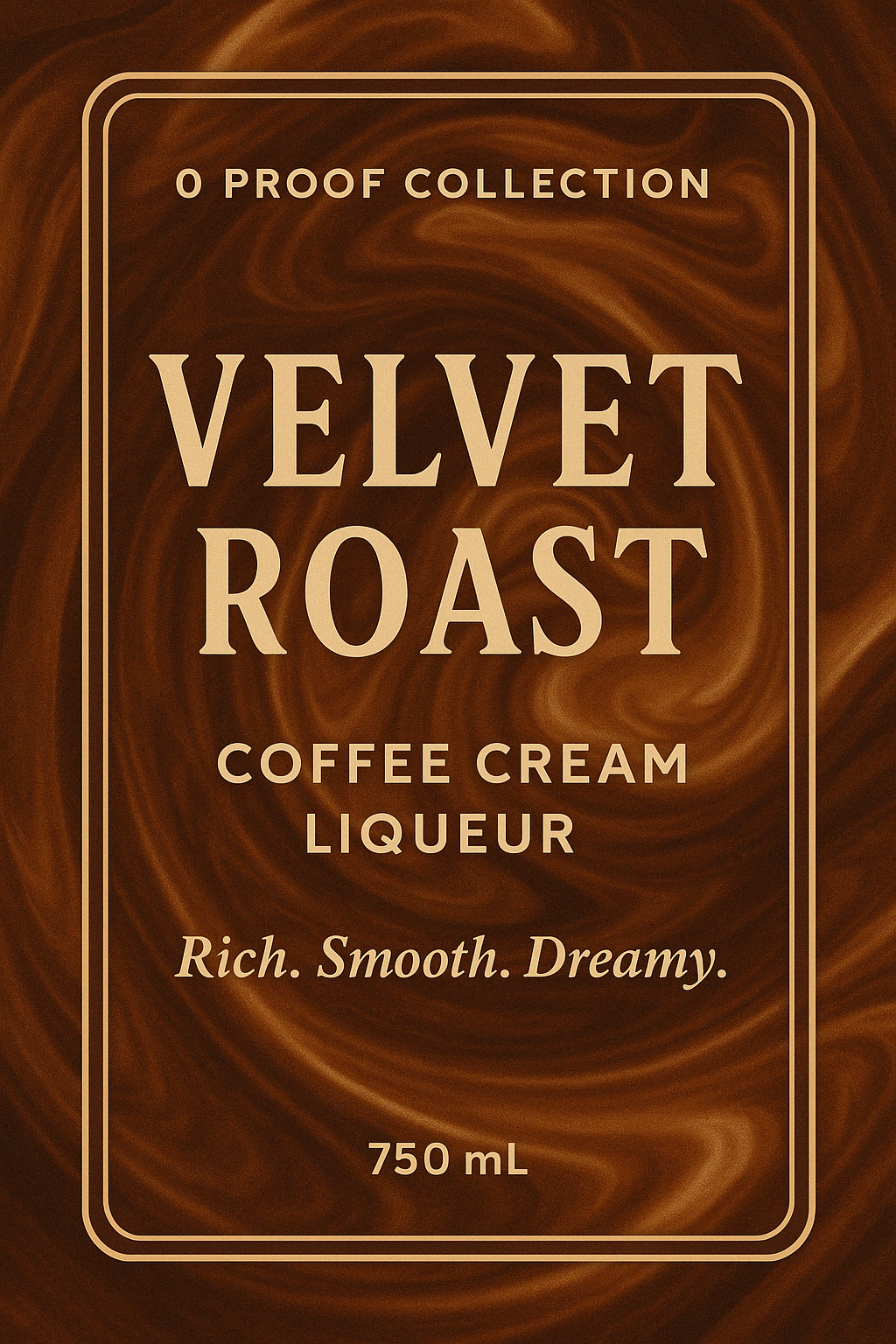 Velvet Roast – Non-Alcoholic Coffee Cream Liqueur | 0 Proof Collection