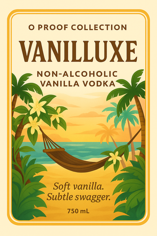 Vanilluxe – Non-Alcoholic Vanilla Vodka | 0 Proof Collection