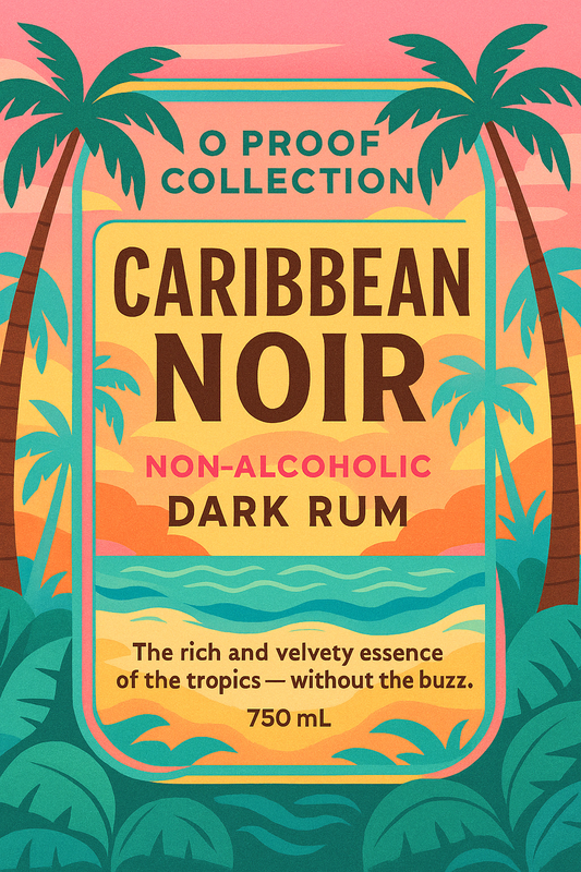 Caribbean Noir – Non-Alcoholic Dark Rum | 0 Proof Collection