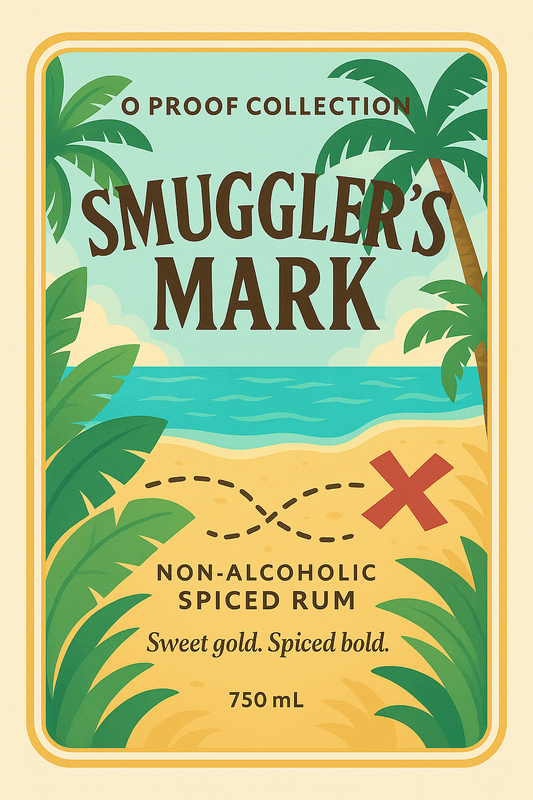 Smuggler's Mark – Non-Alcoholic Spiced Rum | 0 Proof Collection