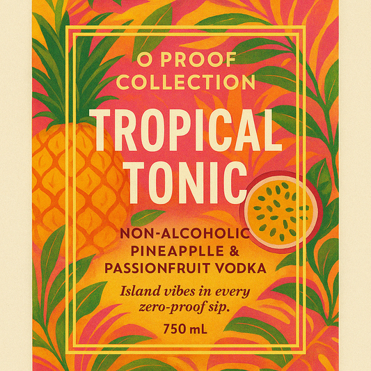 Tropical Tonic – Non-Alcoholic Pineapple & Passionfruit Vodka | 0 Proof Collection