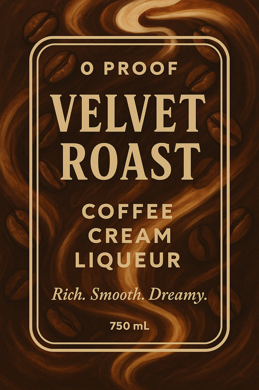 Velvet Roast – Non-Alcoholic Coffee Cream Liqueur | 0 Proof Collection