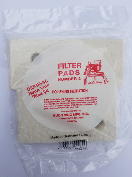 Buon Vino Mini Jet #2 Filter Pads