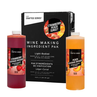 Strawberry Peach Sunset Blush Wine Kit