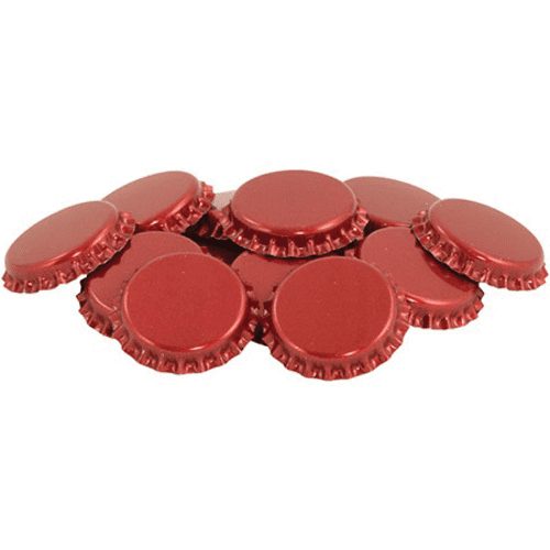 Oxygen Barrier Beer Caps - Red 150 pkg