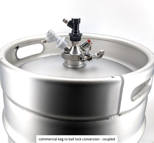 Sanke to Ball Lock 2" Tri Clamp Adapter