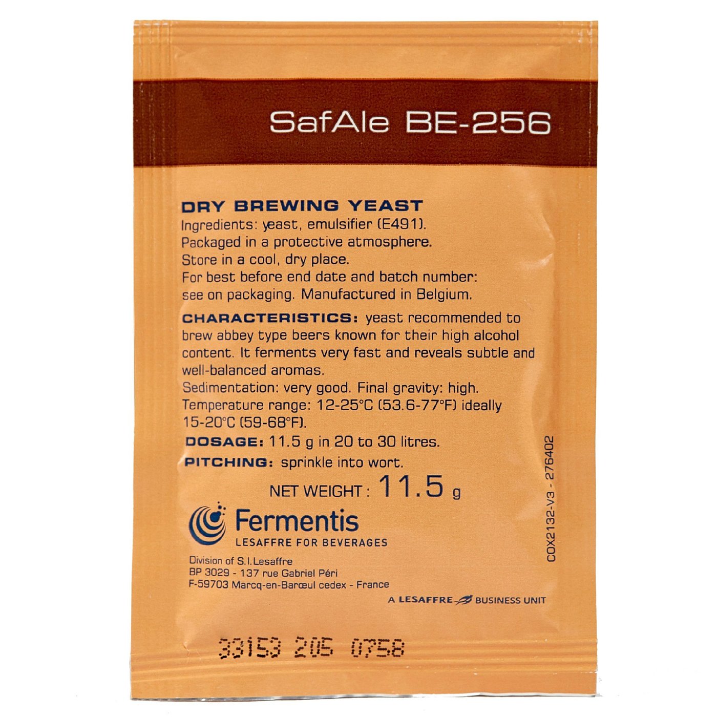 SafAle BE-256 Dry Yeast