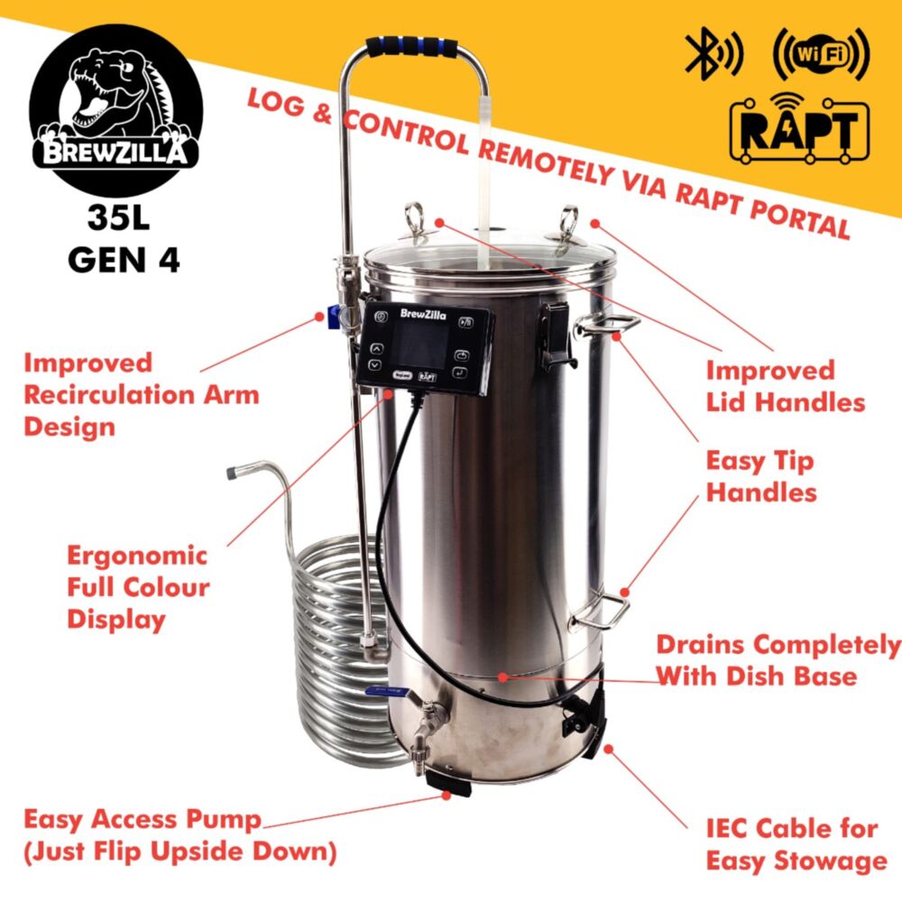 Brewzilla (Robobrew) Gen 4  35L 110v